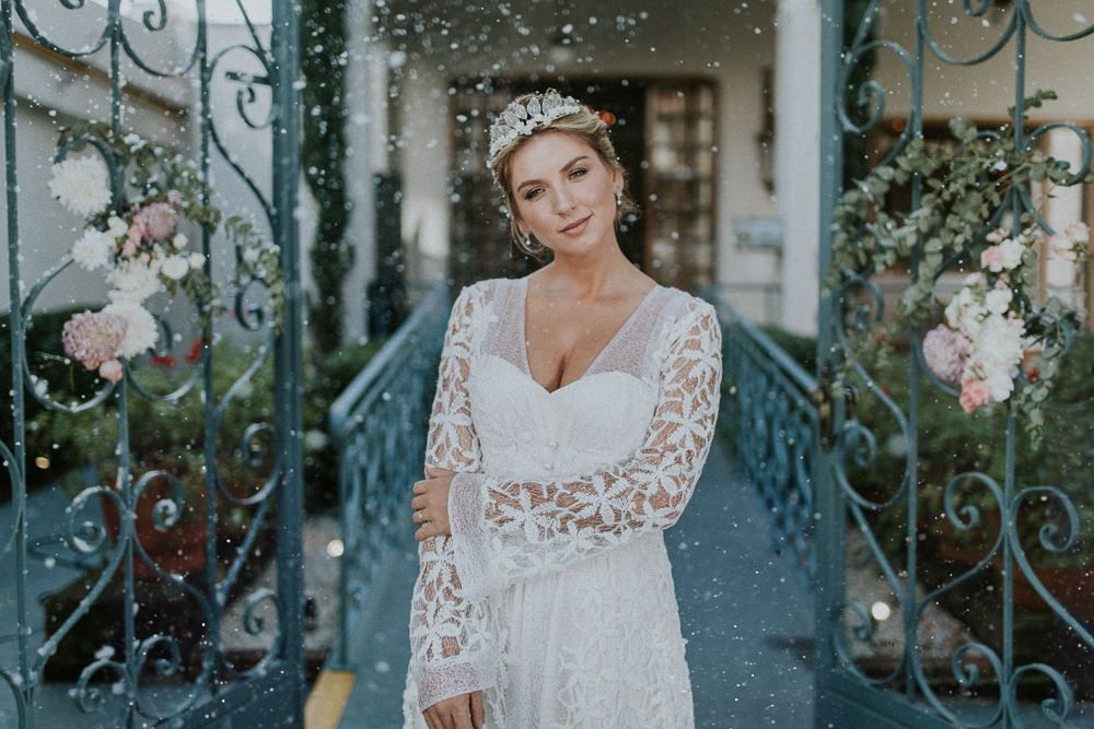Vestido de casamento sales inverno