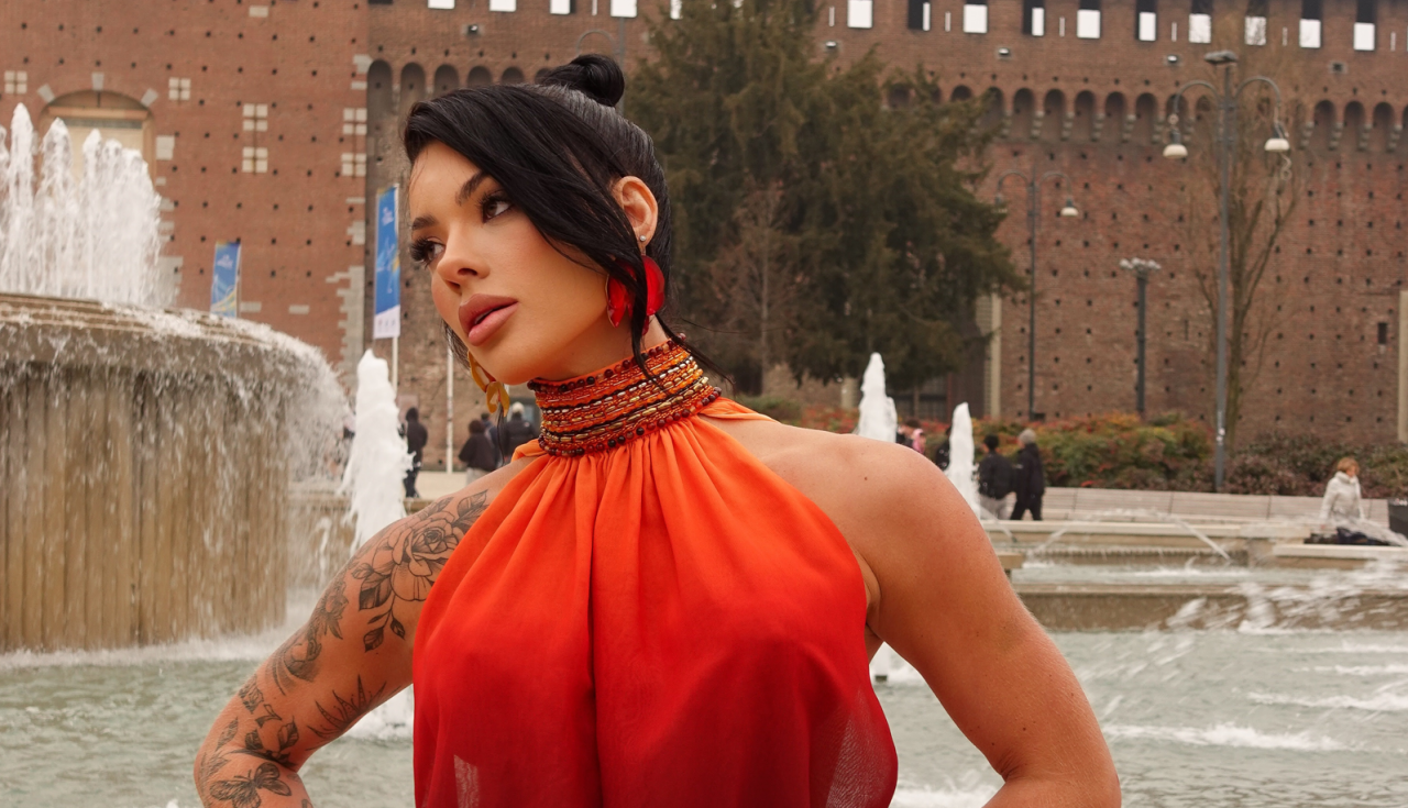 Rayane Figliuzzi celebra presença na Semana de Moda de Milão e destaca impacto na carreira internacional