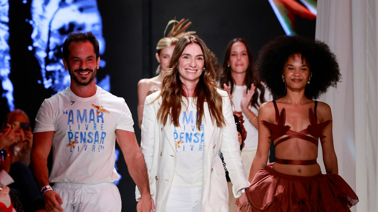 Salinas retrata fauna e flora brasileiras em desfile na Rio Fashion Week